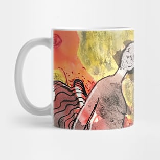 People on a bird Mug